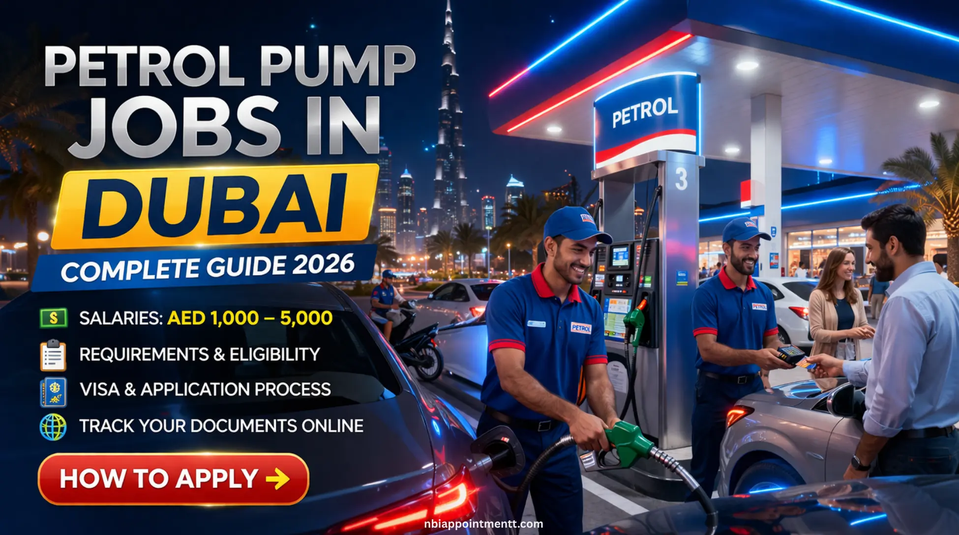 Petrol Pump Jobs in Dubai